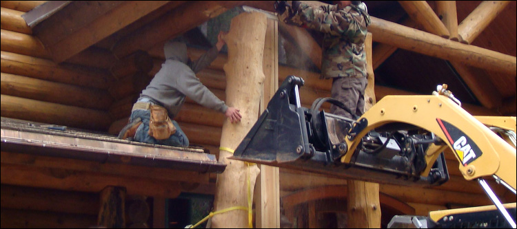 Log Home Log Replacement  Spencerville, Ohio