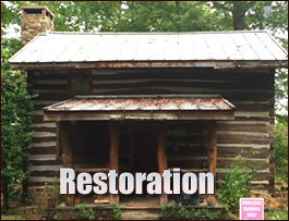 Historic Log Cabin Restoration  Allen County, Ohio